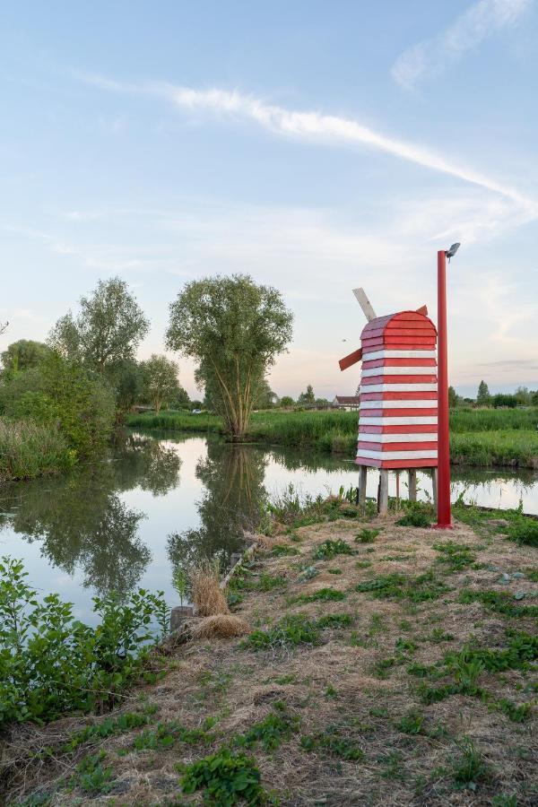 Le Moulin Rouge Clairmarais Gite "Le Grebe"" מראה חיצוני תמונה